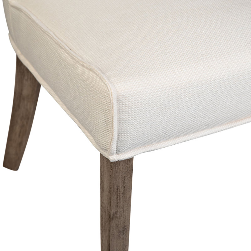 Sizan Linen Blend Upholstered Dining Chair