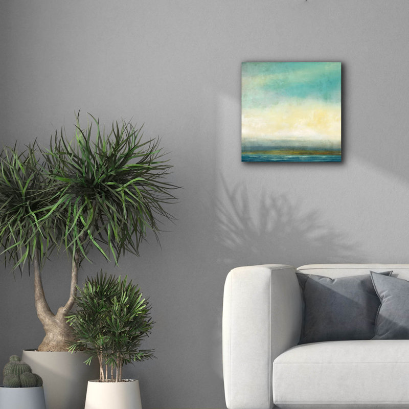 " Blue Tide " by Suzanne Nicoll, 18" H x 18" W x 0.75" D