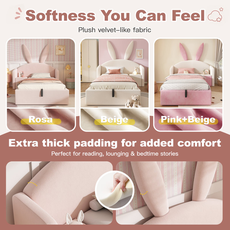 Bed, Pink