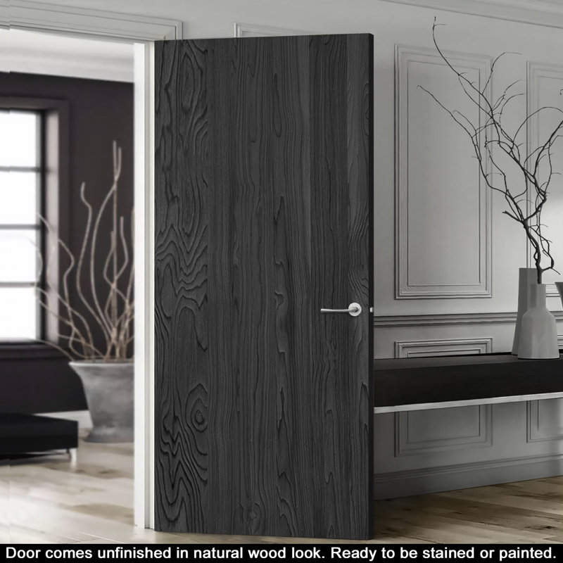 Dalle de porte intérieure composite en bois naturel, 24 po x 80 po