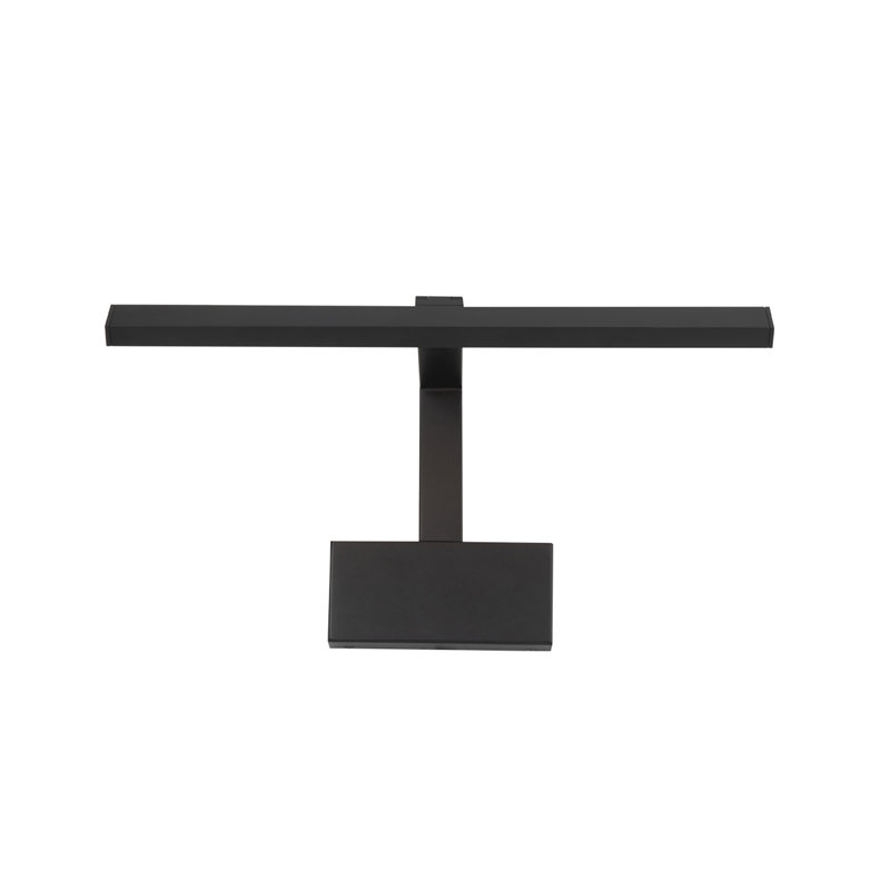 Dimmable LED Wall Mounted Picture Light, Black, 8.13" H x 8.88" W x 17" D