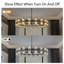 36 pouces lustres de luxe en cristal salon lumières décoratives éclairage de salle à manger moderne et simple, pour la décoration intérieure (ampoules incluses)