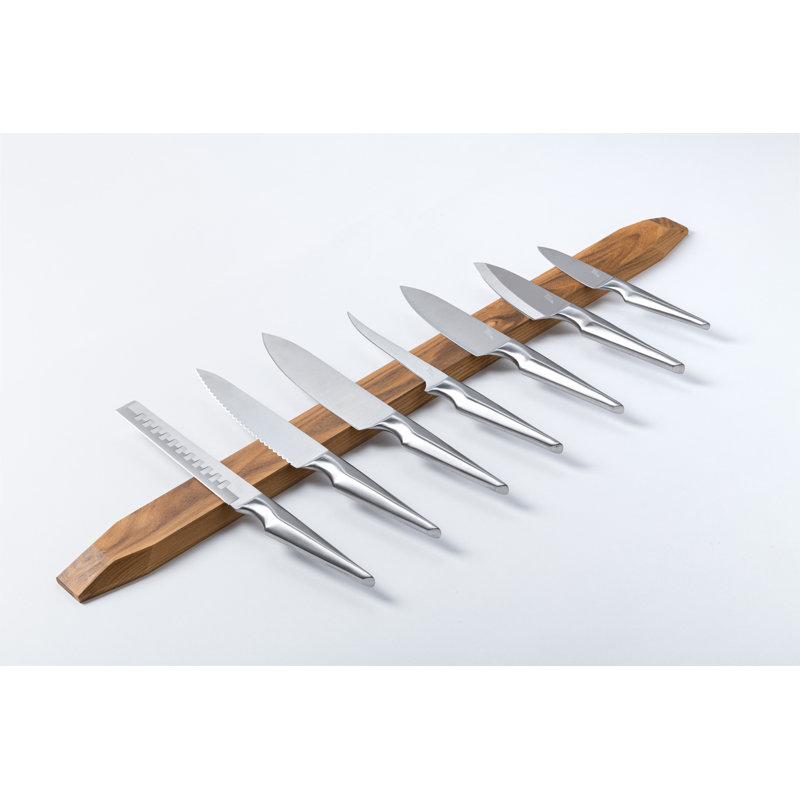 Edge Of Belgravia Arondight 8 Piece Stainless Steel Knife Block Set