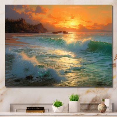 " Sand And Blue Caribbean Sea VII "