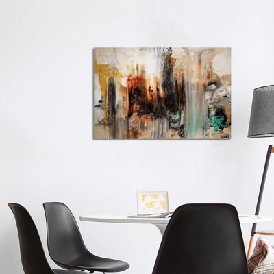 Abstract 1 Piece Wrapped Canvas Painting