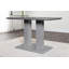 Eubanks Double Pedestal High Gloss Dining Table - Luxury Modern Design-90489614-134278300