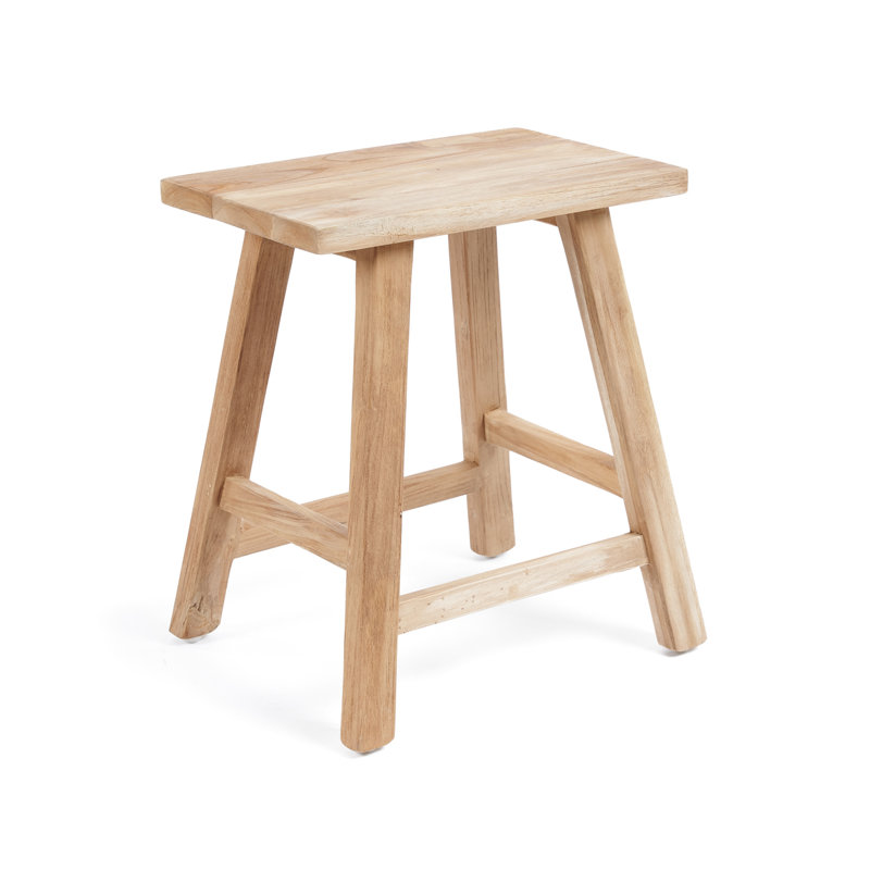 Alexavier Solid Wood Accent Stool