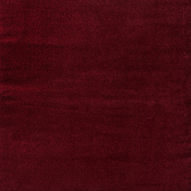 Tapis rouge foncé Arbelle, Carré 7 pi