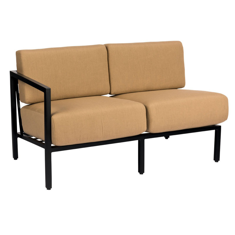 LAF Sectional Love Seat, Matte White