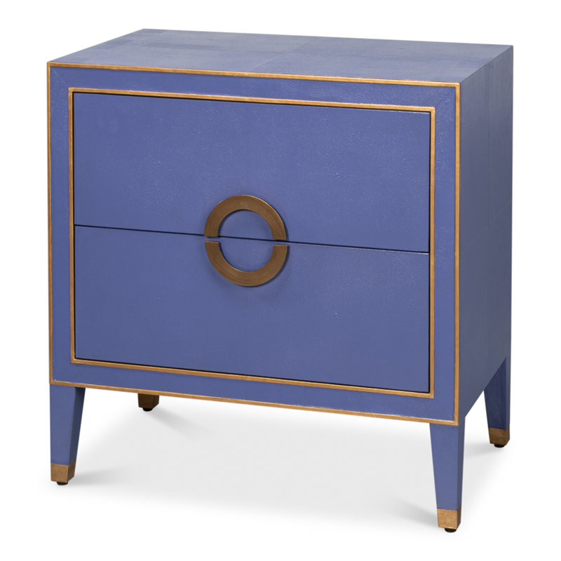 Gabriella 2 - Drawer Nightstand, Marlin Blue