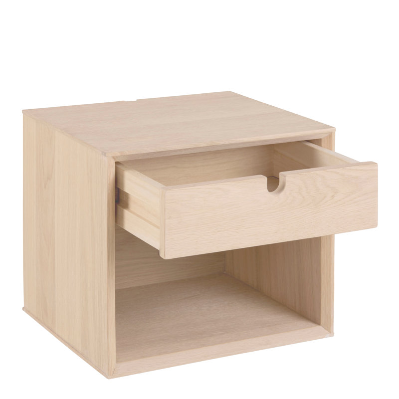 Avenly 37cm W Manufactured Wood Bedside Table