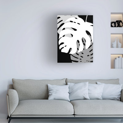 Art sur toile «Bachelo Tina Lavoie Tropics» en noir et blanc