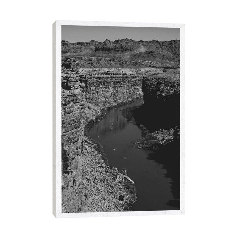 Grand Canyon XV - Print on Canvas, 66.04cm H x 45.72cm W x 3.81cm D, White Framed