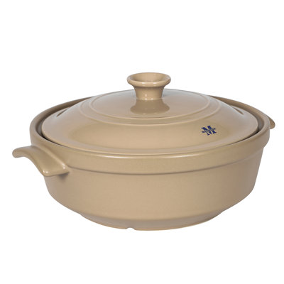 Magnifique Flami Pot with Lid, Natural Clay Pot