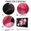 Rose, gris, élégant, simplicité, fuchsia - Fuschia, art mural-792179198-792179179