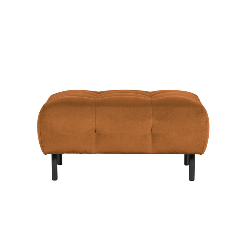 Zaida 90cm Wide Solid Colour Footstool Ottoman