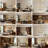 Modern  8-light Chandelier – Mid-century Vintage Candle Pendant Light-503604890-503604888