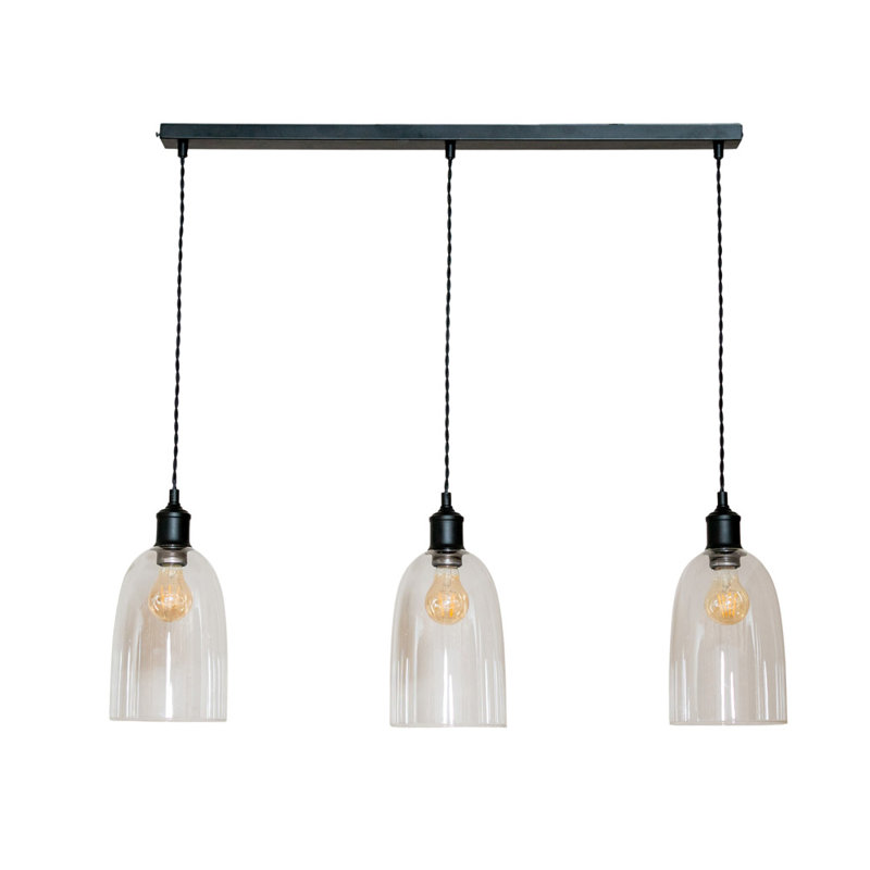 3 - Light Pendant, Yes, Matte Black