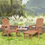 Chaise Adirondack avec repose-pieds Behiye-1460727930