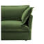 Canapé modulaire en chenille à assise profonde avec repose-pieds convertible, canapé avec housse en L et coussins surdimensionnés pour le salon