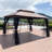 13 Ft. W x 10 Ft. D Metal Patio Gazebo-69958308