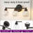 3-Light Dimmable Bathroom Vanity Light, Modern Light Fixtures with  with Clear Glass Shades (3 B11 Bulbs Included)-1977788859