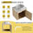24-inch wall-mounted bathroom vanity with ceramic sink