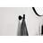 304 Stainless Steel Matt Black Towel Hook Robe Hook, No Drill Wall Mount, 6, Scratch & Corrosion , For Bathroom, Shower, Kitchen Hanging Bathroom Shower , To Scratches, Home