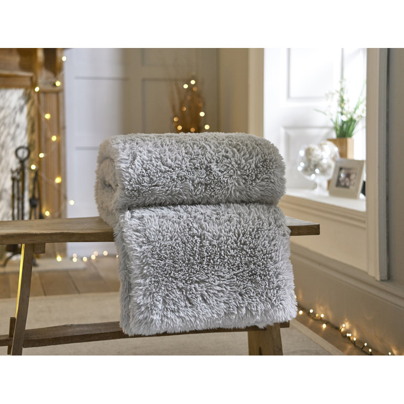 Quilted Blanket, Silver