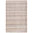 Ardme Hand Tufted Wool/Cotton Striped Rug in Ivory/Light Brown-1107342521