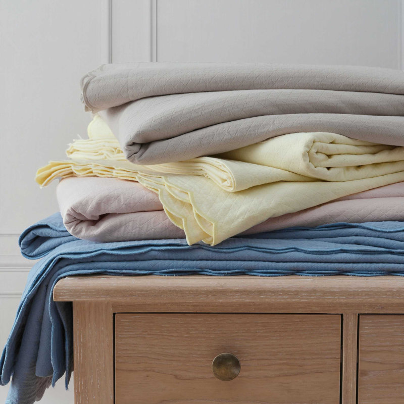 Ensemble de housse de couette réversible Martha Stewart, King Duvet Cover + 2 King Shams, Bleu