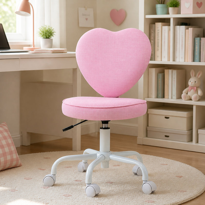 Chaise de bureau pivotante ajustable, Lin / nylon