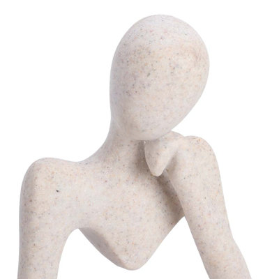 Pensée figurine modèle ornement exquis fait à la main résine figurines artisanales cadeau décoration