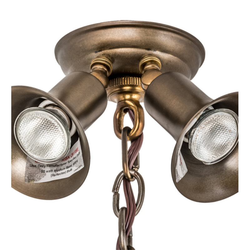 Greenbriar Oak 9 - Light Chandelier