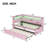 Upholstered  Platform Bed With USB Ports And LED Belt-626929889-626929891