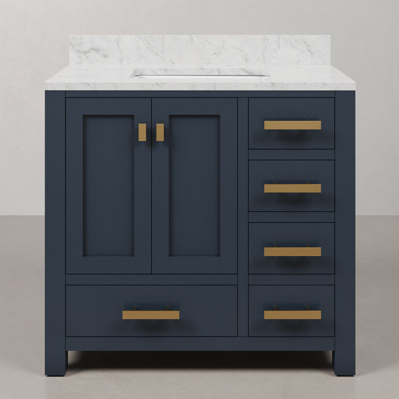 Steve 36'' W Single Vanity, Monarch Blue