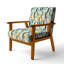 Chaise à accoudoirs rembourrée Green Adn-122510914