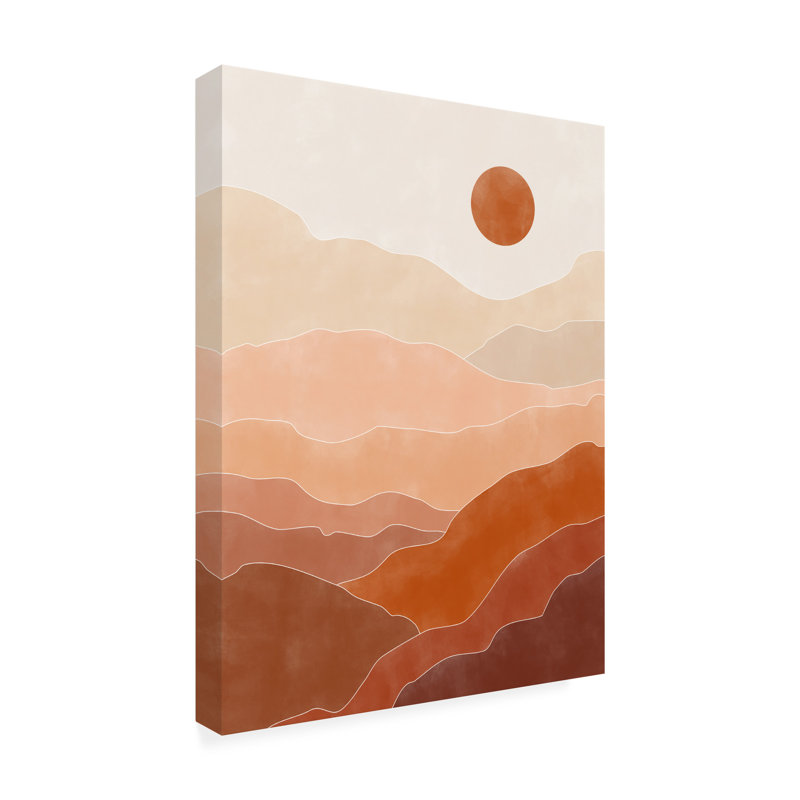 Bolog Elena Ristova Aspectratioterracotta37 Canvas Art, 14" H x 19" W
