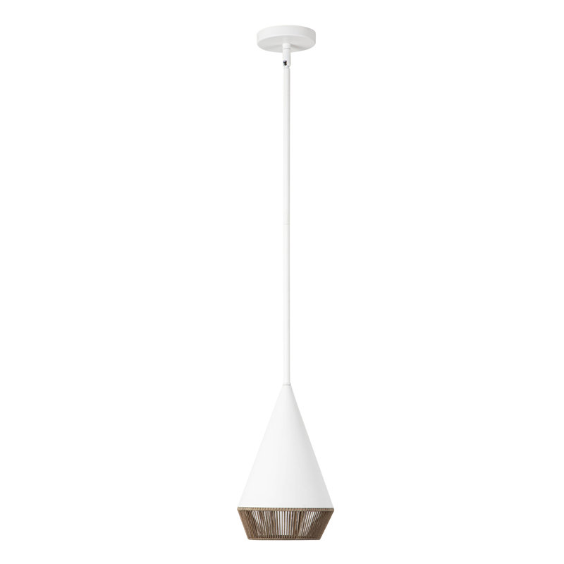 Keaz 1 - Light Single Pendant, White