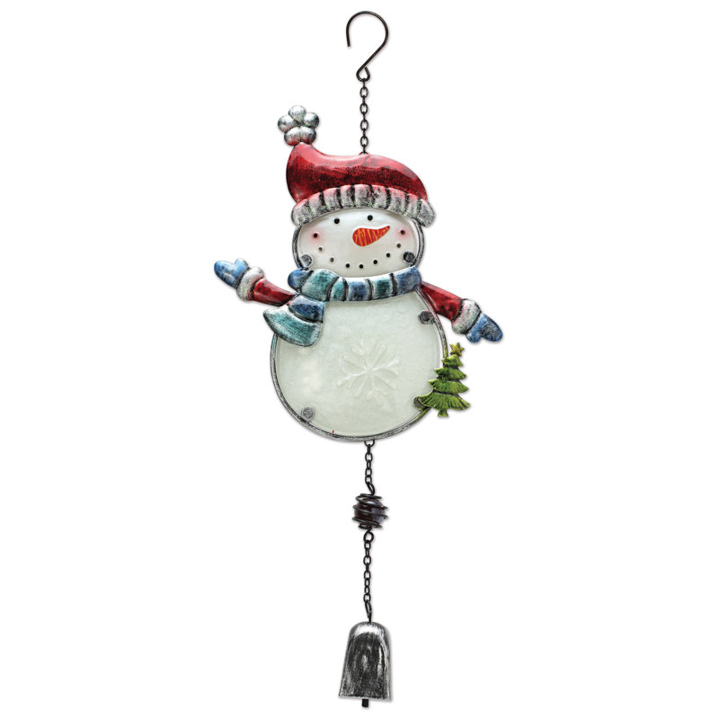 Copain suspendu bell bonhomme de neige