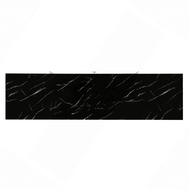 Chullora Accent Cabinet, Black/Gold