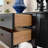 Retro Minimalist Console Table with Drawers-110959988