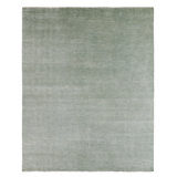 Jaipur Living Origin SAG07 Handknotted Solid Gray and Green Area Rug (8'x10')