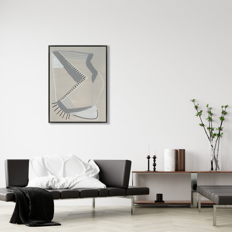 «Grayish Shape IV» par Ryan Brown, H 41,5 po x l 31,5 po