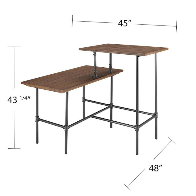 Jiaqi L-Shaped Metal Base Standing Desk