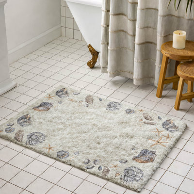 Tapis à bordure à poils longs de qualité supérieure lavable à la machine ADS188