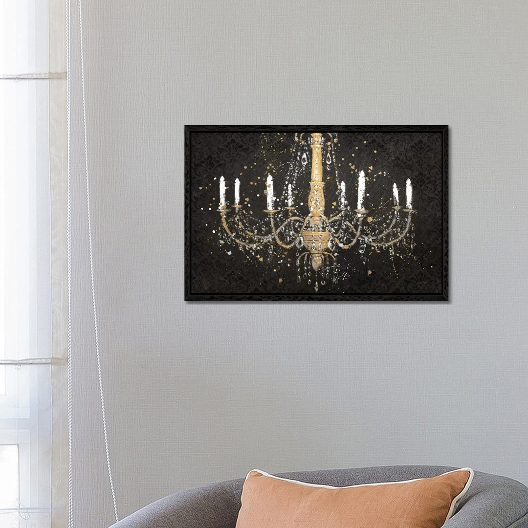 Grand Chandelier Black I von James Wiens - Galerie- Giclée auf Leinwand