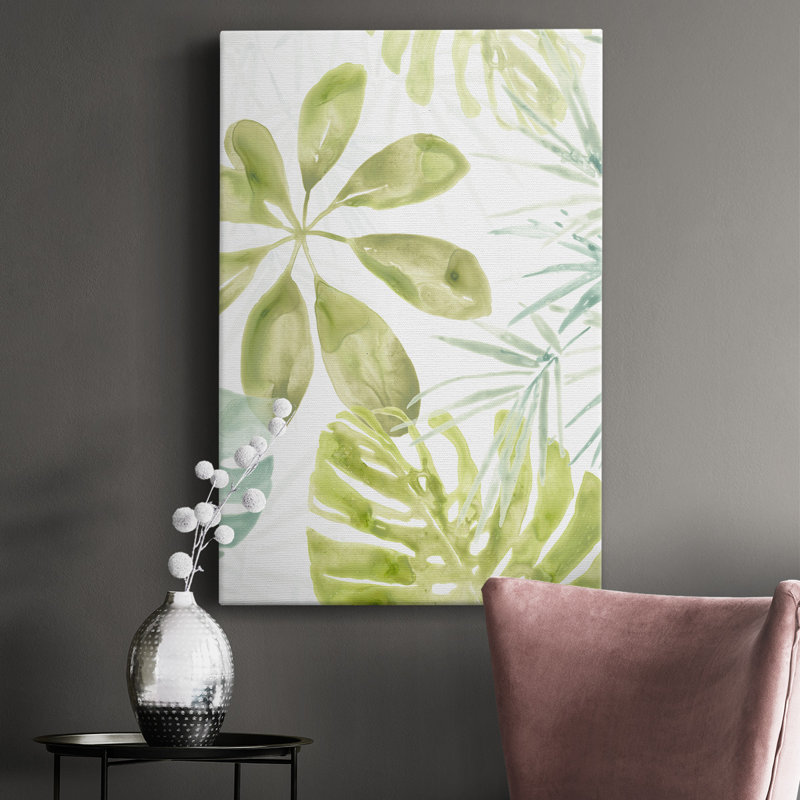 Island Medley II - peinture sur toile tendue, H 18 po x l 12 po x P 1 po