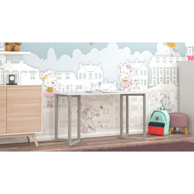 Bettie 47cm Writing Desk, Gray