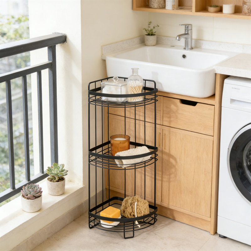 Metal Bathroom Shelves